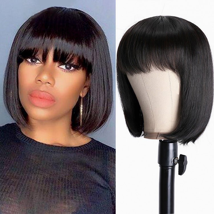 Perruques Entières en Cheveux Naturels pour Femmes Noires Unice Hair Machine - IVOIRART.COM