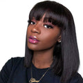 Perruques Entières en Cheveux Naturels pour Femmes Noires Unice Hair Machine - IVOIRART.COM