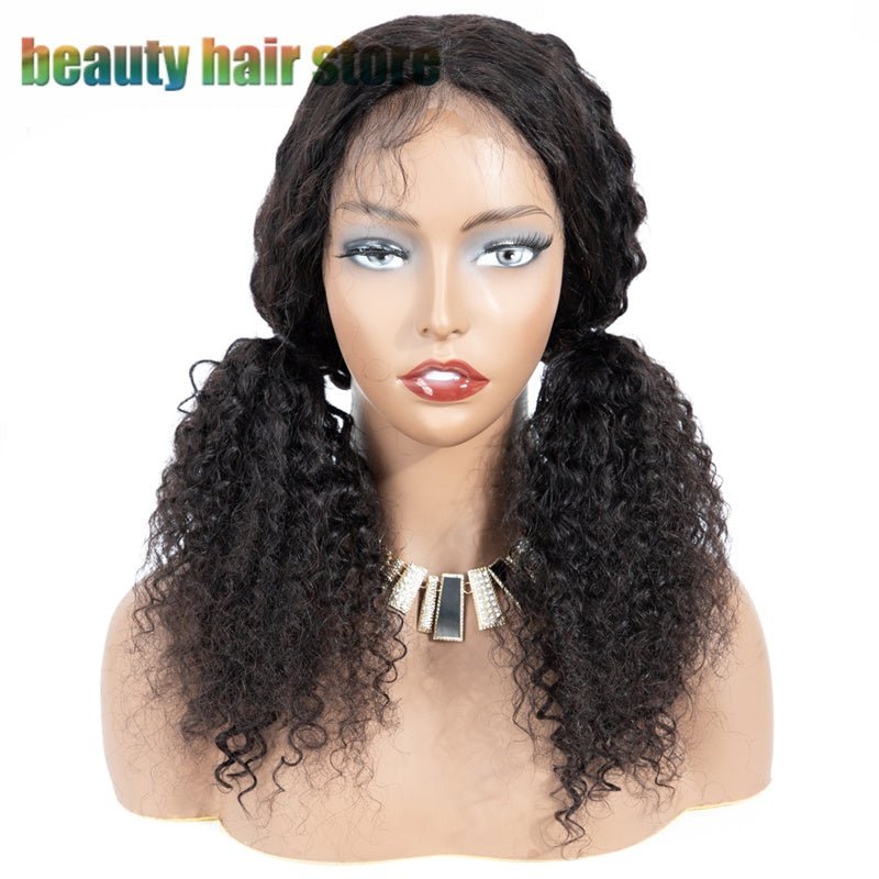 Perruques Frontales en Dentelle Bouclées Kinky Brésiliennes en Cheveux Naturels 8-24 pouces - IVOIRART.COM