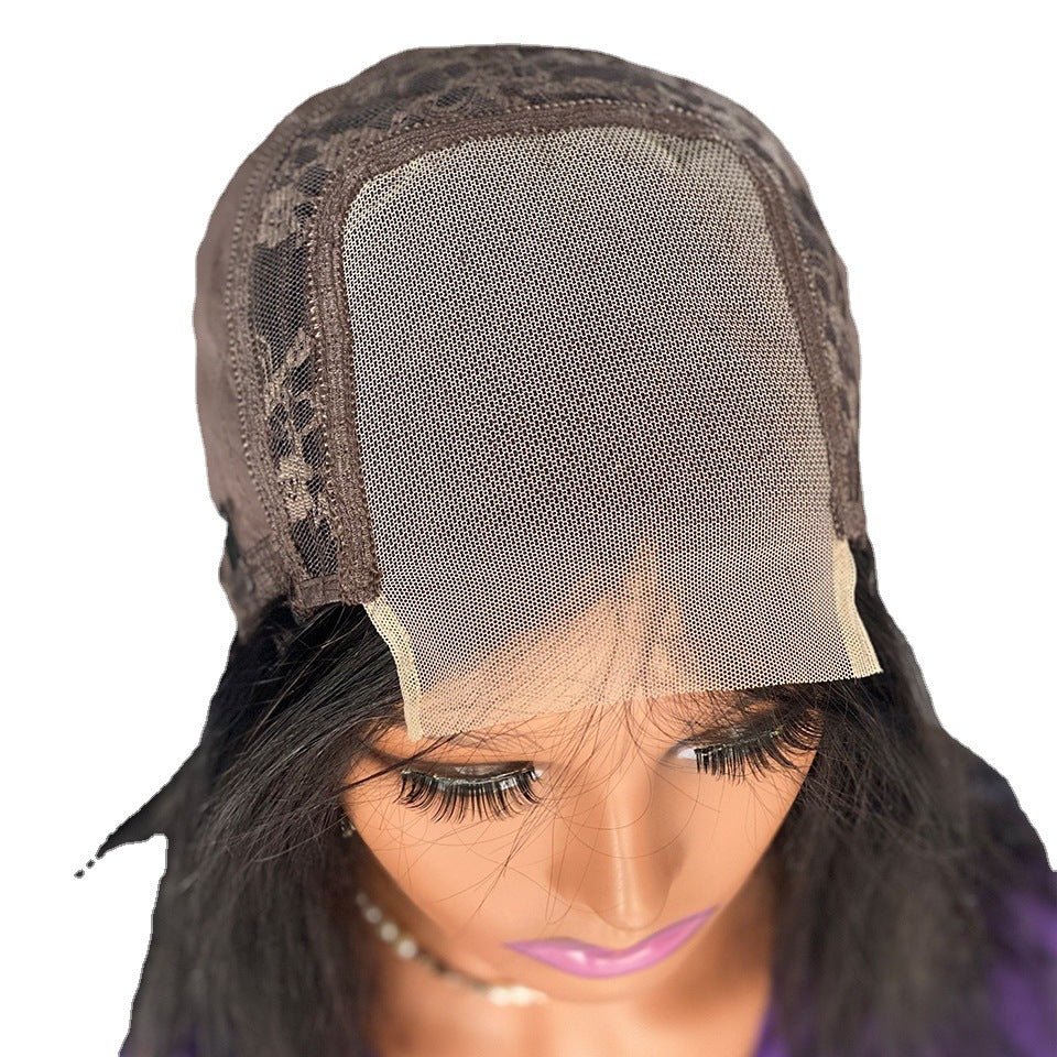 Perruques lisses doubles tirées en cheveux humains 100 % naturels 40 cm - IVOIRART.COM