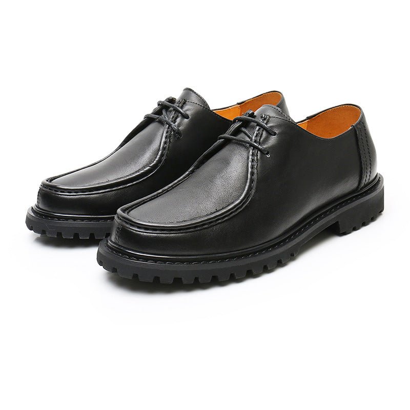 Personality Wild Suit Chaussures Grande Taille Style British - Cuir Plein Grain. - IVOIRART.COM