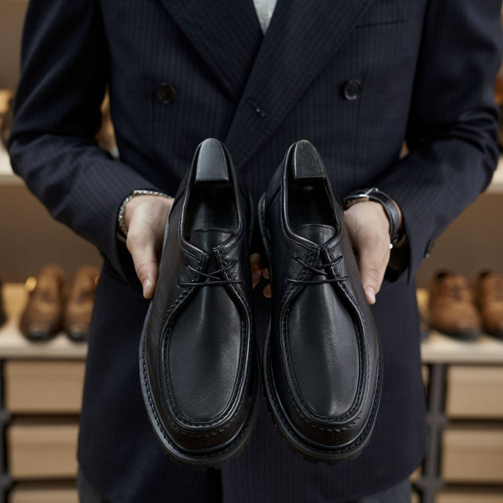 Personality Wild Suit Chaussures Grande Taille Style British - Cuir Plein Grain. - IVOIRART.COM