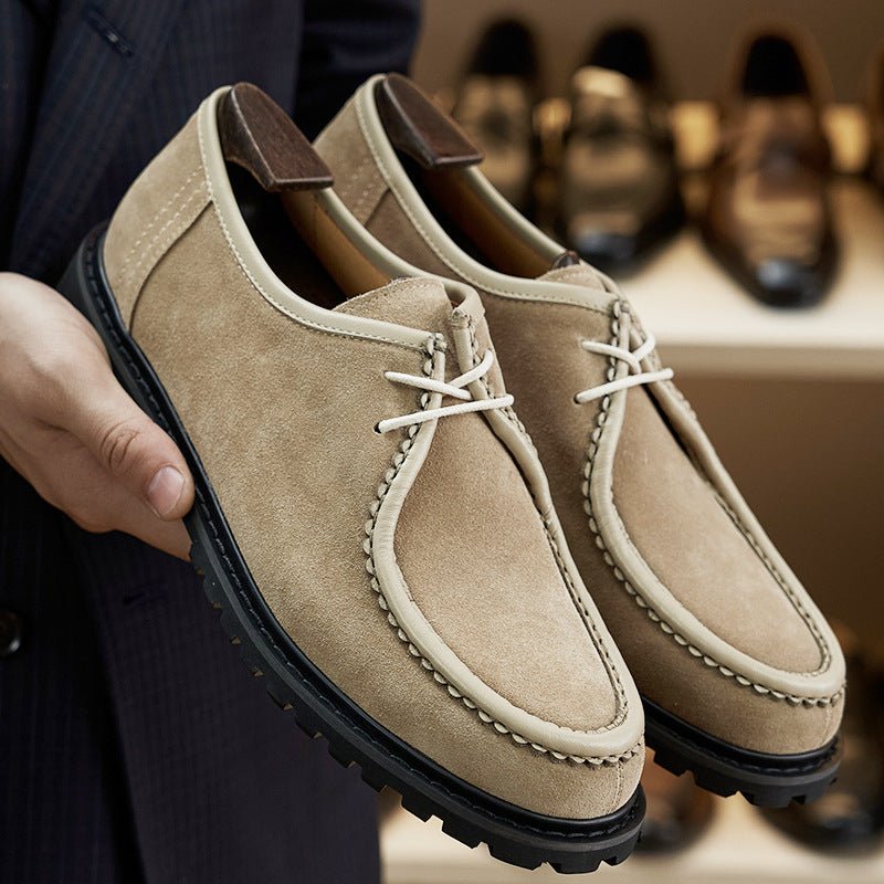 Personality Wild Suit Chaussures Grande Taille Style British - Cuir Plein Grain. - IVOIRART.COM