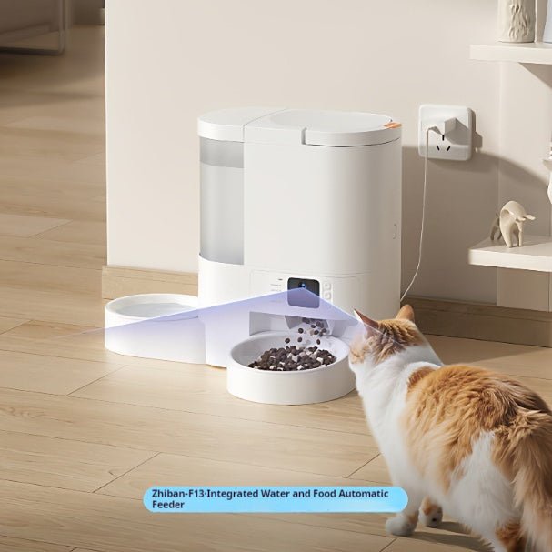 PET Intelligence Feeder Cat Water Fountain All-in-one Machine - IVOIRART.COM