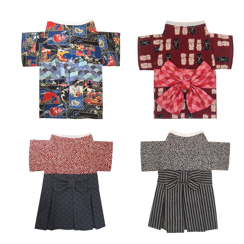 Pet Japanese Clothes Dog Kimono Fighting - IVOIRART.COM