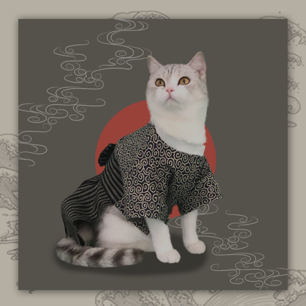 Pet Japanese Clothes Dog Kimono Fighting - IVOIRART.COM