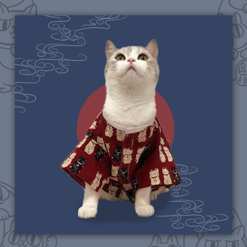 Pet Japanese Clothes Dog Kimono Fighting - IVOIRART.COM