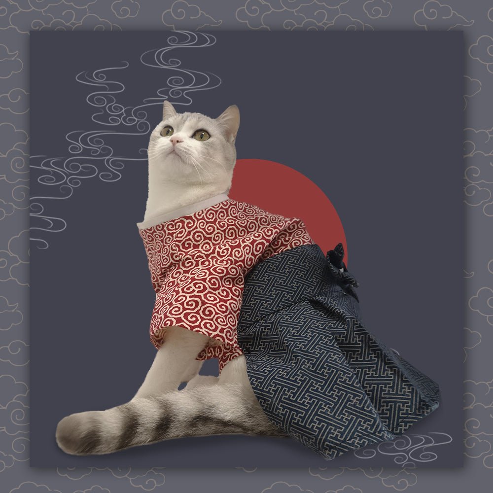 Pet Japanese Clothes Dog Kimono Fighting - IVOIRART.COM