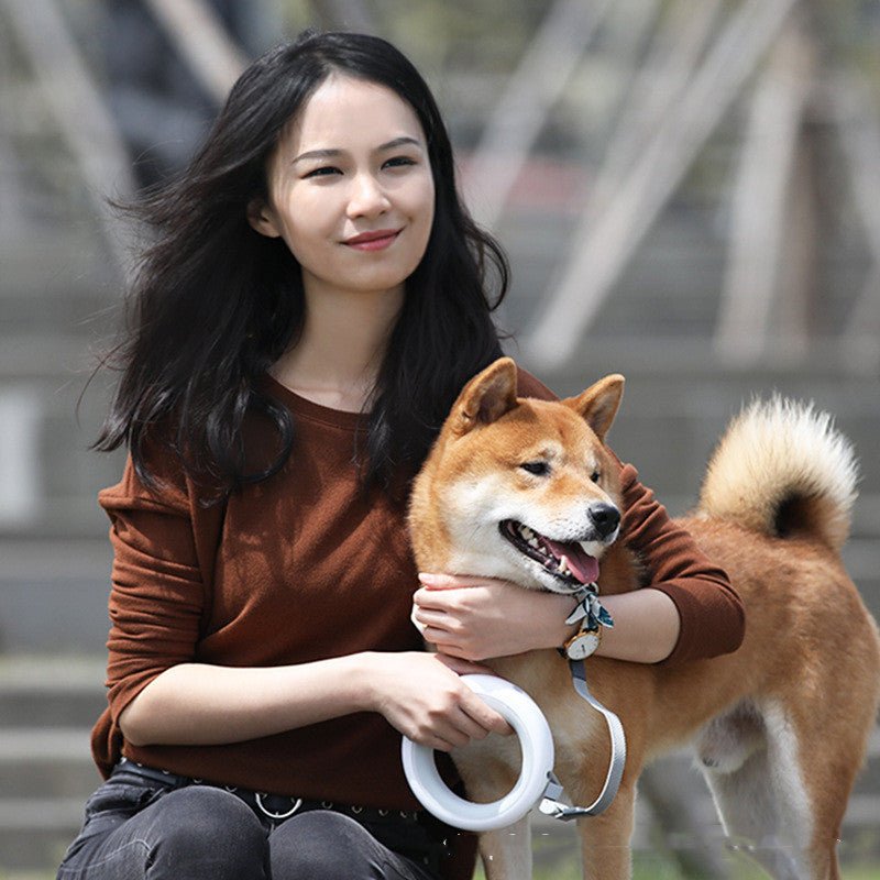 Pet Retractable Traction Rope Upgrade Type Dog Walking Leash Dog Chain - IVOIRART.COM
