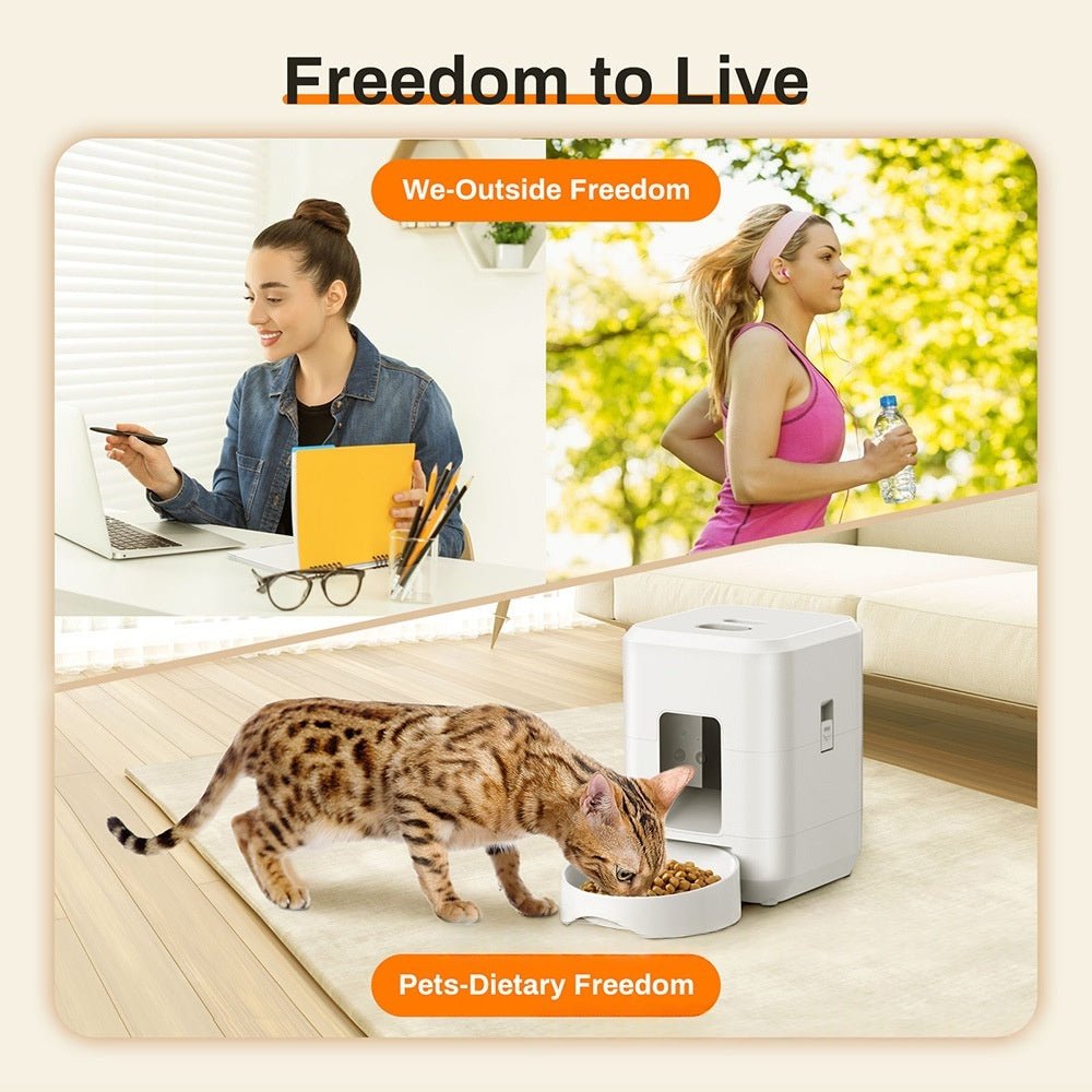 Pet Smart Feeder 2L Dog Food Dispenser - IVOIRART.COM