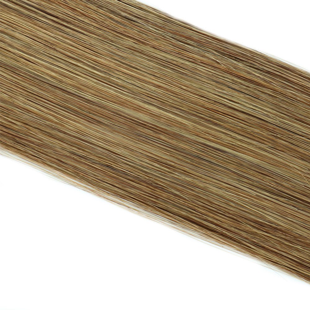 Pièce d’extension capillaire double-face adhésive en cheveux PU 40-65 cm - IVOIRART.COM