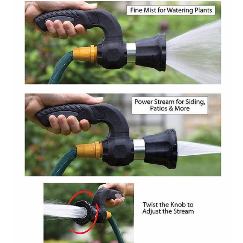 Pistolet d'Arrosage Multifonctionnel pour Nettoyage Auto avec 5 Modes de Pulvérisation - IVOIRART.COM