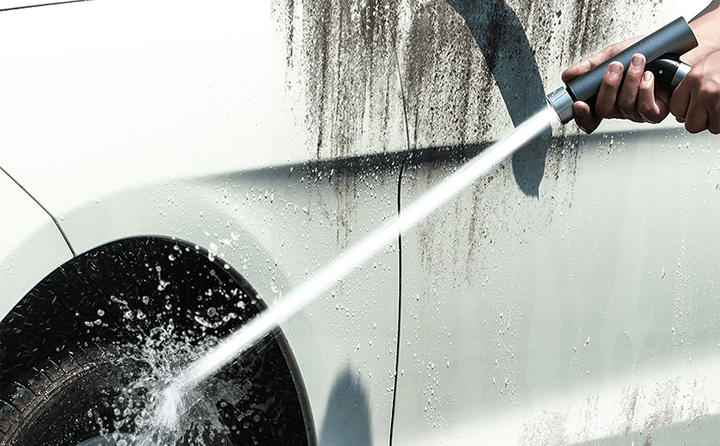 Pistolet de lavage voiture haute pression avec buse télescopique et rallonge - IVOIRART.COM
