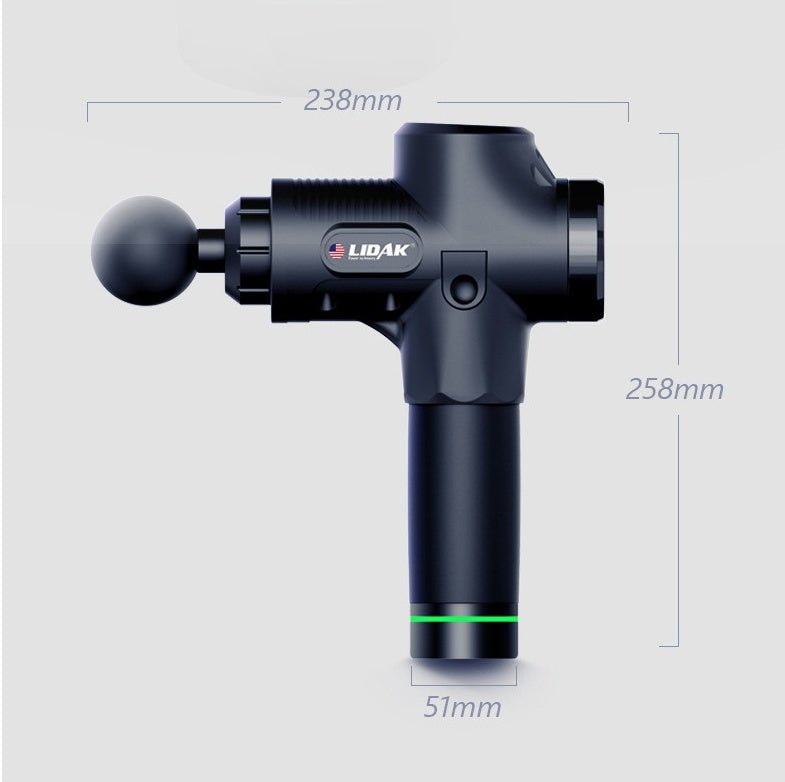 Pistolet de massage fascia professionnel, moteur sans balais 24V, 6 vitesses - IVOIRART.COM