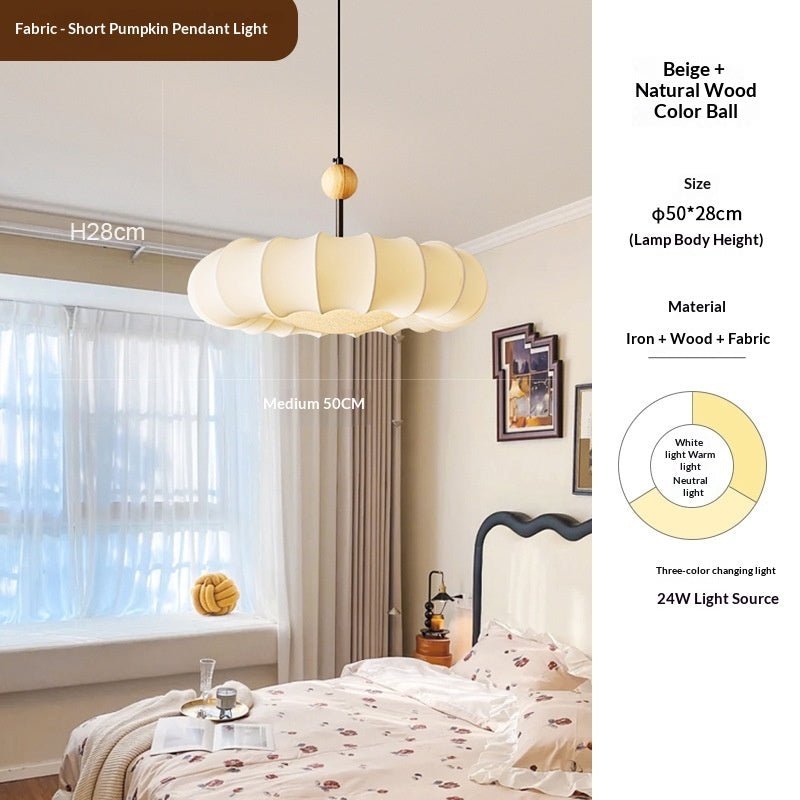 Plafonnier citrouille vintage pour chambre, milieu du siècle, design élégant art - IVOIRART.COM