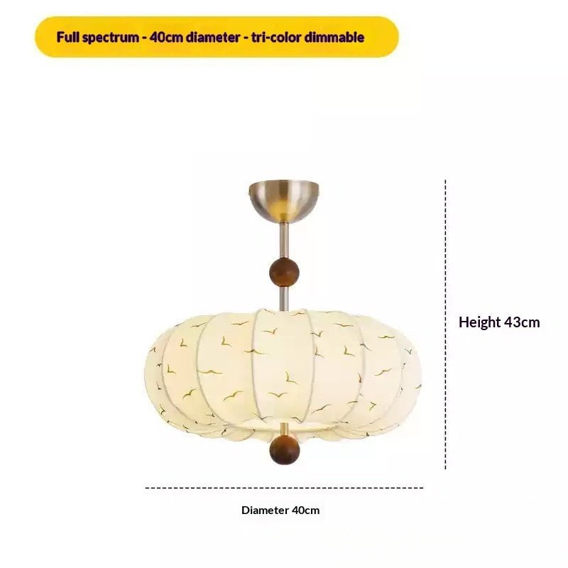 Plafonnier citrouille vintage pour chambre, milieu du siècle, design élégant art - IVOIRART.COM