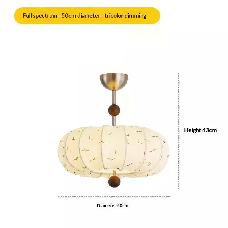 Plafonnier citrouille vintage pour chambre, milieu du siècle, design élégant art - IVOIRART.COM