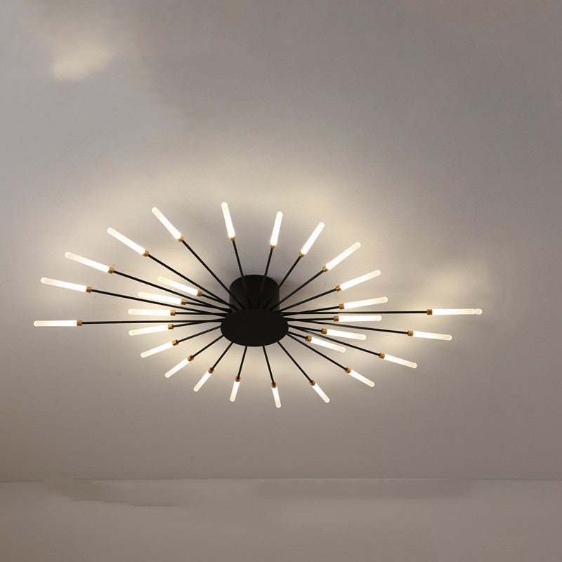 Plafonnier LED Nordique Minimaliste Moderne Atmosphère Salon Feux d'Artifice - IVOIRART.COM
