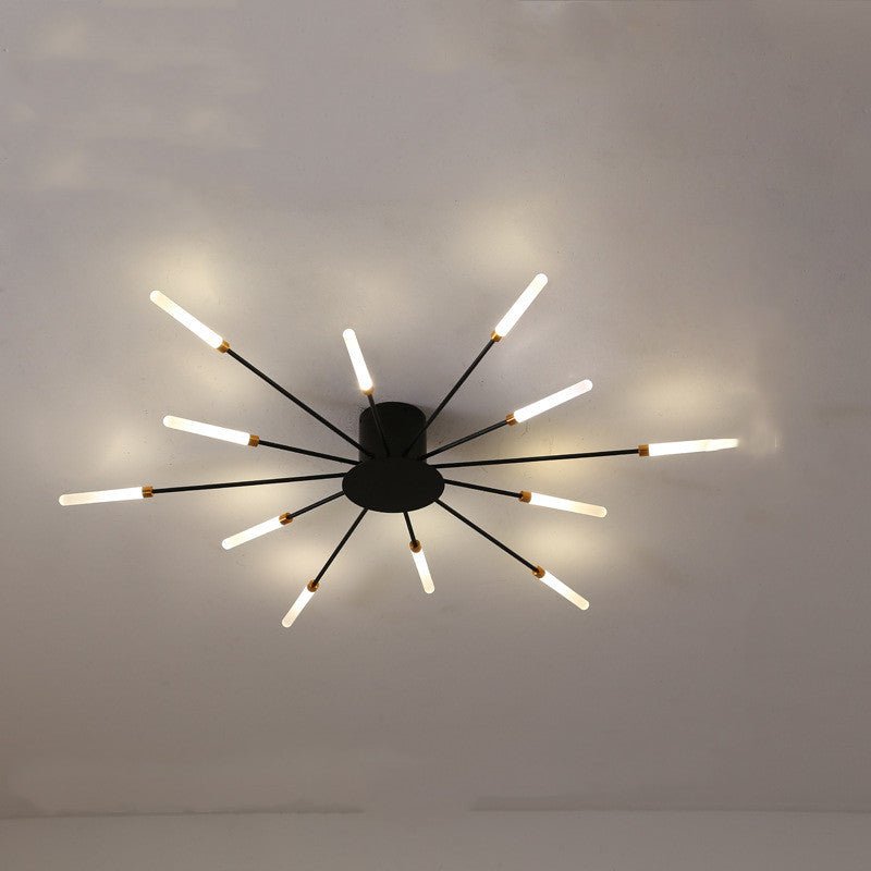 Plafonnier LED Nordique Minimaliste Moderne Atmosphère Salon Feux d'Artifice - IVOIRART.COM