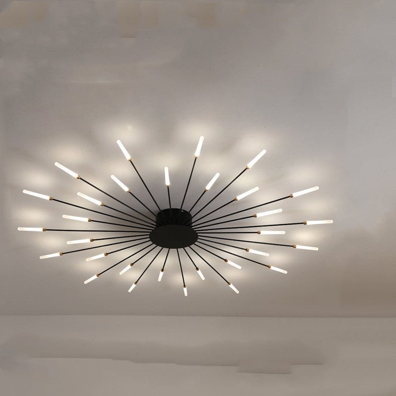 Plafonnier LED Nordique Minimaliste Moderne Atmosphère Salon Feux d'Artifice - IVOIRART.COM