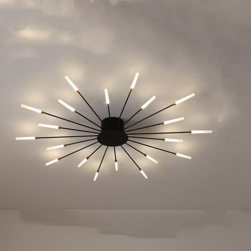 Plafonnier LED Nordique Minimaliste Moderne Atmosphère Salon Feux d'Artifice - IVOIRART.COM
