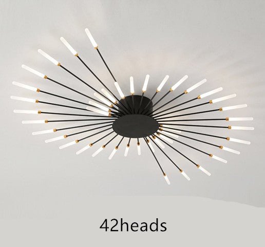 Plafonnier LED Nordique Minimaliste Moderne Atmosphère Salon Feux d'Artifice - IVOIRART.COM
