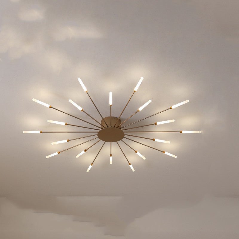 Plafonnier LED Nordique Minimaliste Moderne Atmosphère Salon Feux d'Artifice - IVOIRART.COM