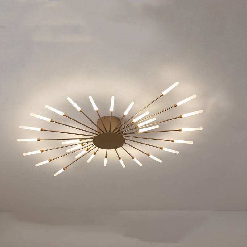 Plafonnier LED Nordique Minimaliste Moderne Atmosphère Salon Feux d'Artifice - IVOIRART.COM
