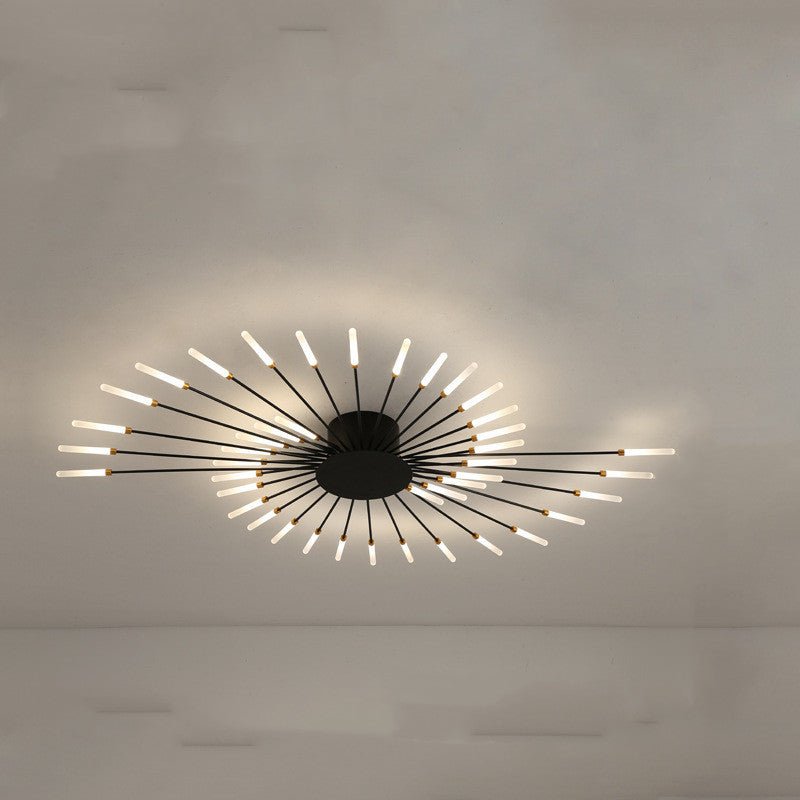 Plafonnier LED Nordique Minimaliste Moderne Atmosphère Salon Feux d'Artifice - IVOIRART.COM