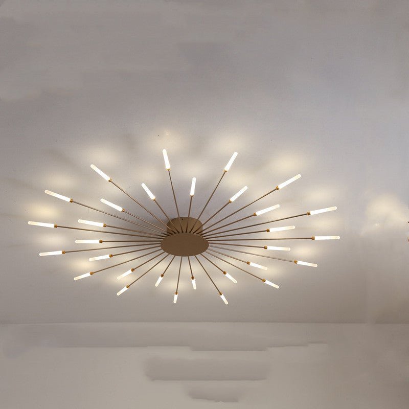 Plafonnier LED Nordique Minimaliste Moderne Atmosphère Salon Feux d'Artifice - IVOIRART.COM