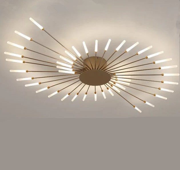 Plafonnier LED Nordique Minimaliste Moderne Atmosphère Salon Feux d'Artifice - IVOIRART.COM