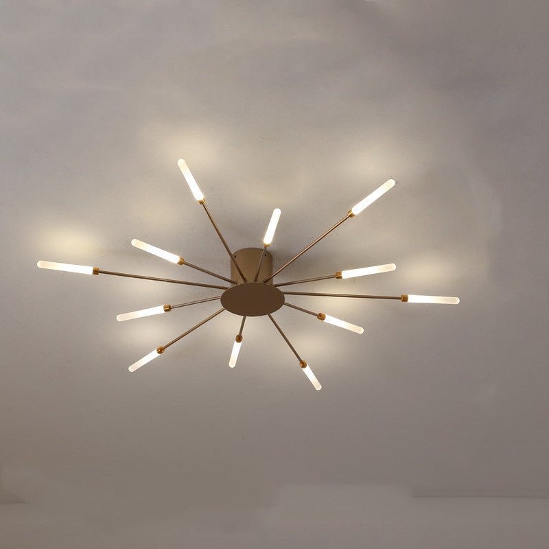 Plafonnier LED Nordique Minimaliste Moderne Atmosphère Salon Feux d'Artifice - IVOIRART.COM