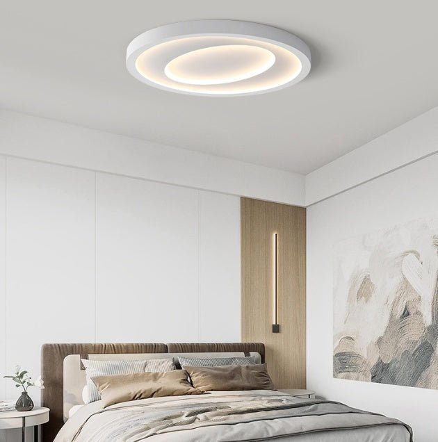 Plafonnier LED pour chambre principale, bureau et chambre à coucher, style nordique - IVOIRART.COM
