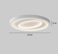 Plafonnier LED pour chambre principale, bureau et chambre à coucher, style nordique - IVOIRART.COM