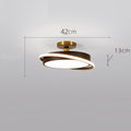 Plafonnier LED rond créatif de luxe nordique pour chambre moderne simple 50 cm - IVOIRART.COM