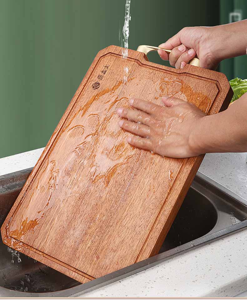 Planche à découper en bois de rose pratique et simple pour la maison, 2 tailles. - IVOIRART.COM