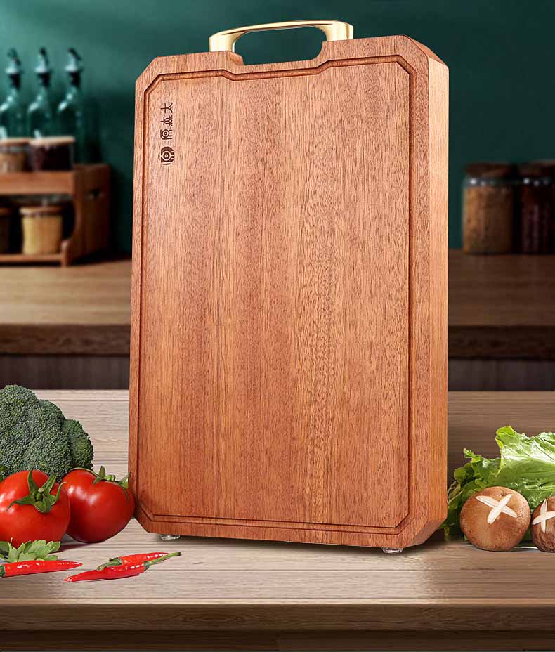 Planche à découper en bois de rose pratique et simple pour la maison, 2 tailles. - IVOIRART.COM