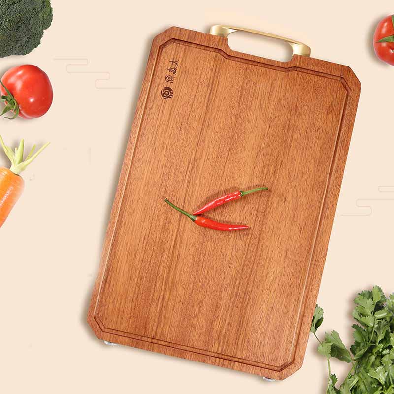 Planche à découper en bois de rose pratique et simple pour la maison, 2 tailles. - IVOIRART.COM