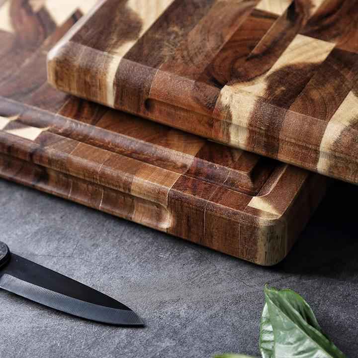 Planche à découper en bois massif pour cuisine - IVOIRART.COM