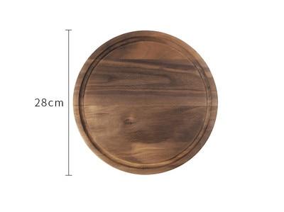 Planche à découper polyvalente en bois de noyer noir, plateau complet original - IVOIRART.COM