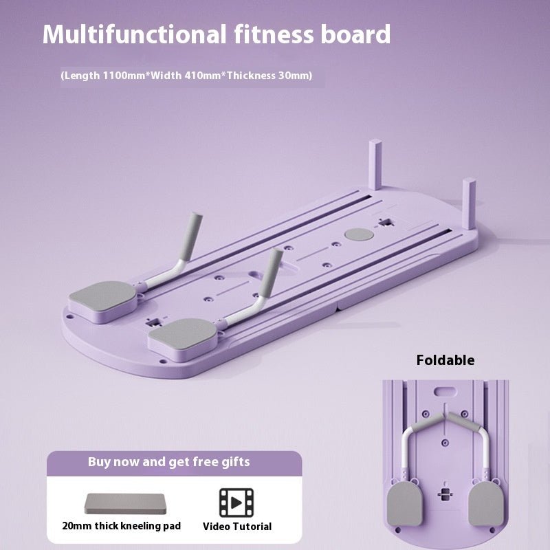 Planche de Fitness Multifonctionnelle pour Exercices à Domicile - Pilates - IVOIRART.COM