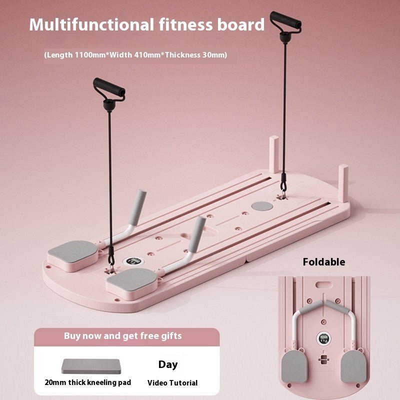 Planche de Fitness Multifonctionnelle pour Exercices à Domicile - Pilates - IVOIRART.COM