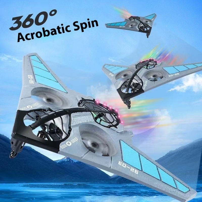 Planeur en mousse résistant aux chutes avec télécommande et hauteur fixe léger Jr - IVOIRART.COM