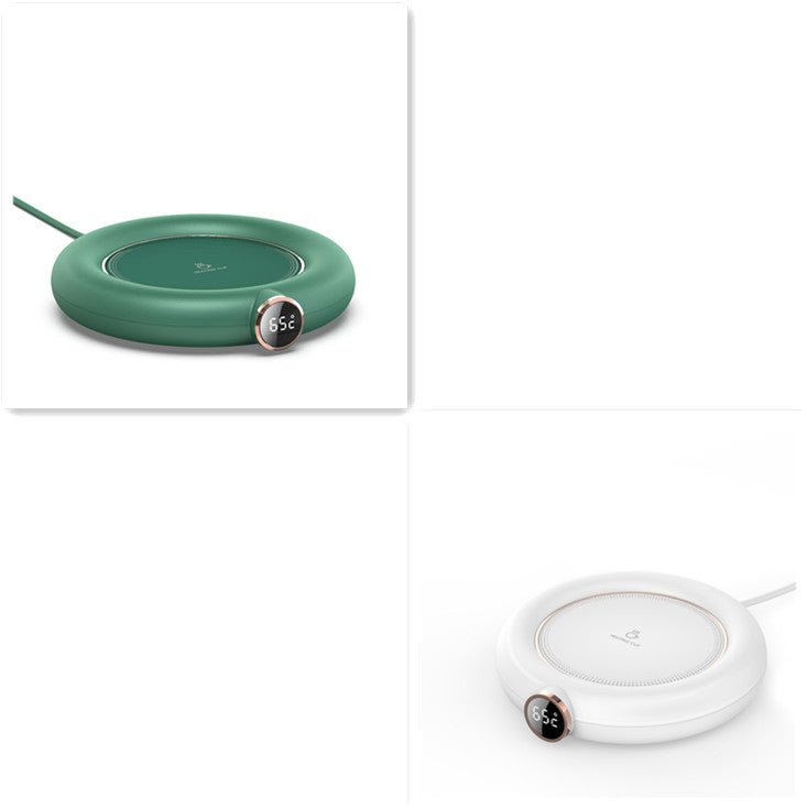 Plaque Chauffante USB pour Tasse avec 3 Températures Réglables, Affichage LED, Chauffe-tasse Électrique pour Maison et Bureau - IVOIRART.COM