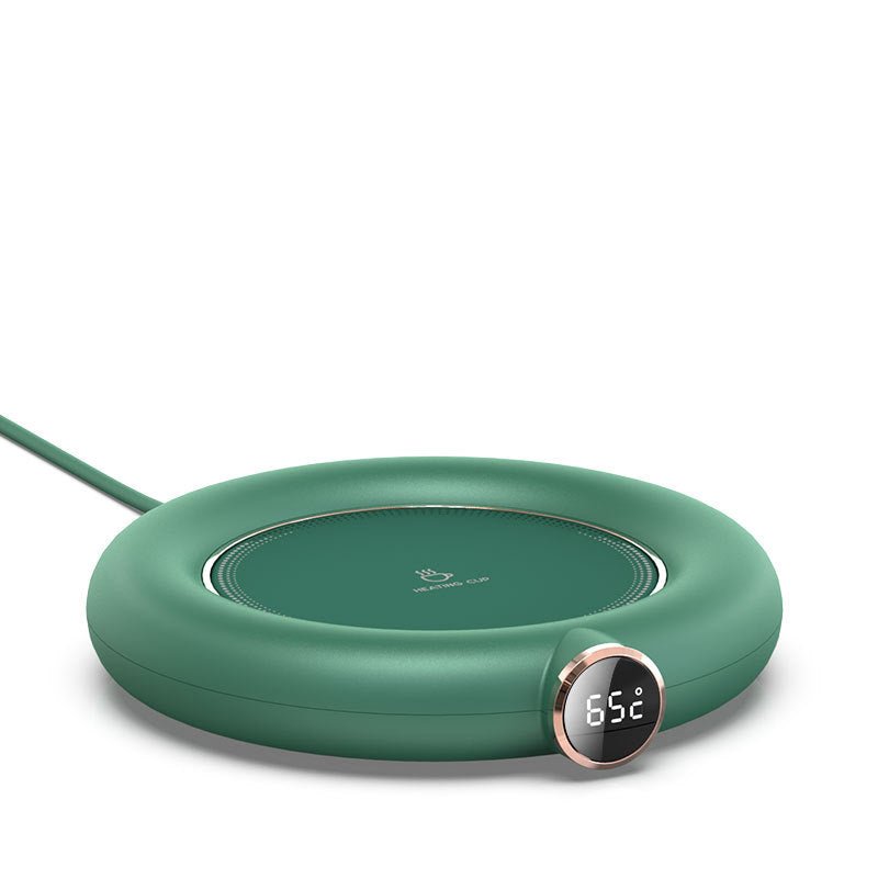 Plaque Chauffante USB pour Tasse avec 3 Températures Réglables, Affichage LED, Chauffe-tasse Électrique pour Maison et Bureau - IVOIRART.COM