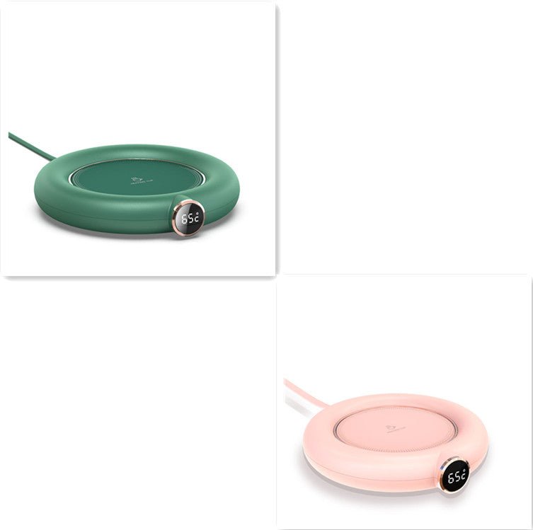 Plaque Chauffante USB pour Tasse avec 3 Températures Réglables, Affichage LED, Chauffe-tasse Électrique pour Maison et Bureau - IVOIRART.COM