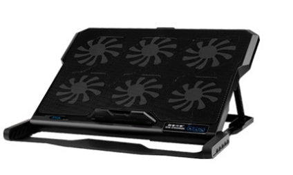 Plaque de refroidissement pour ordinateur portable ultrafin en métal noir - IVOIRART.COM