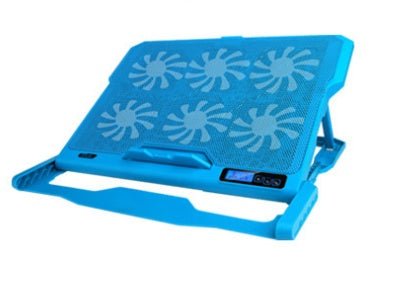 Plaque de refroidissement pour ordinateur portable ultrafin en métal noir - IVOIRART.COM
