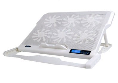 Plaque de refroidissement pour ordinateur portable ultrafin en métal noir - IVOIRART.COM