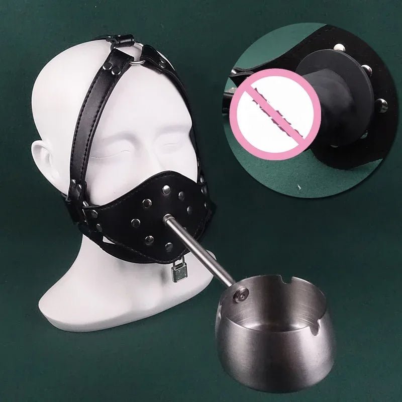 Plateau Cendrier Collier Boule Bâillon pour Couples Accessoires Intimes - IVOIRART.COM